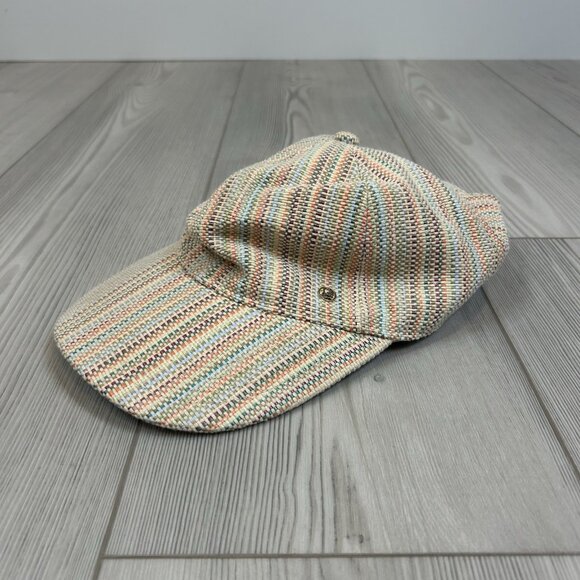 Karl Lagerfeld Paris Tweed Baseball Cap Logo Multi Color Designer - Picture 1 of 6